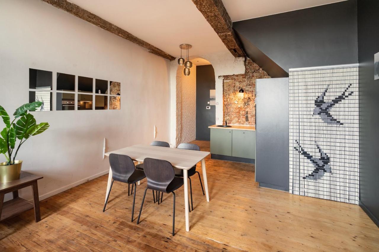 Charming Two-Bedroom River Side Apartment Antwerpen Exterior foto
