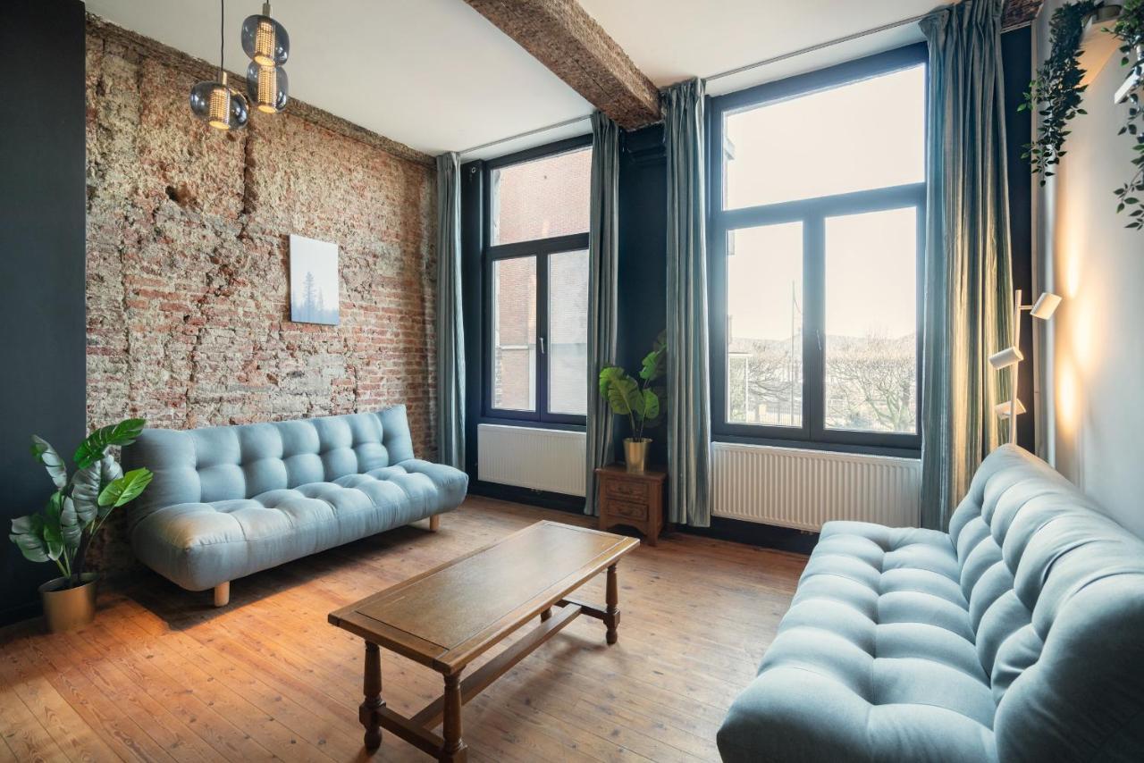 Charming Two-Bedroom River Side Apartment Antwerpen Exterior foto