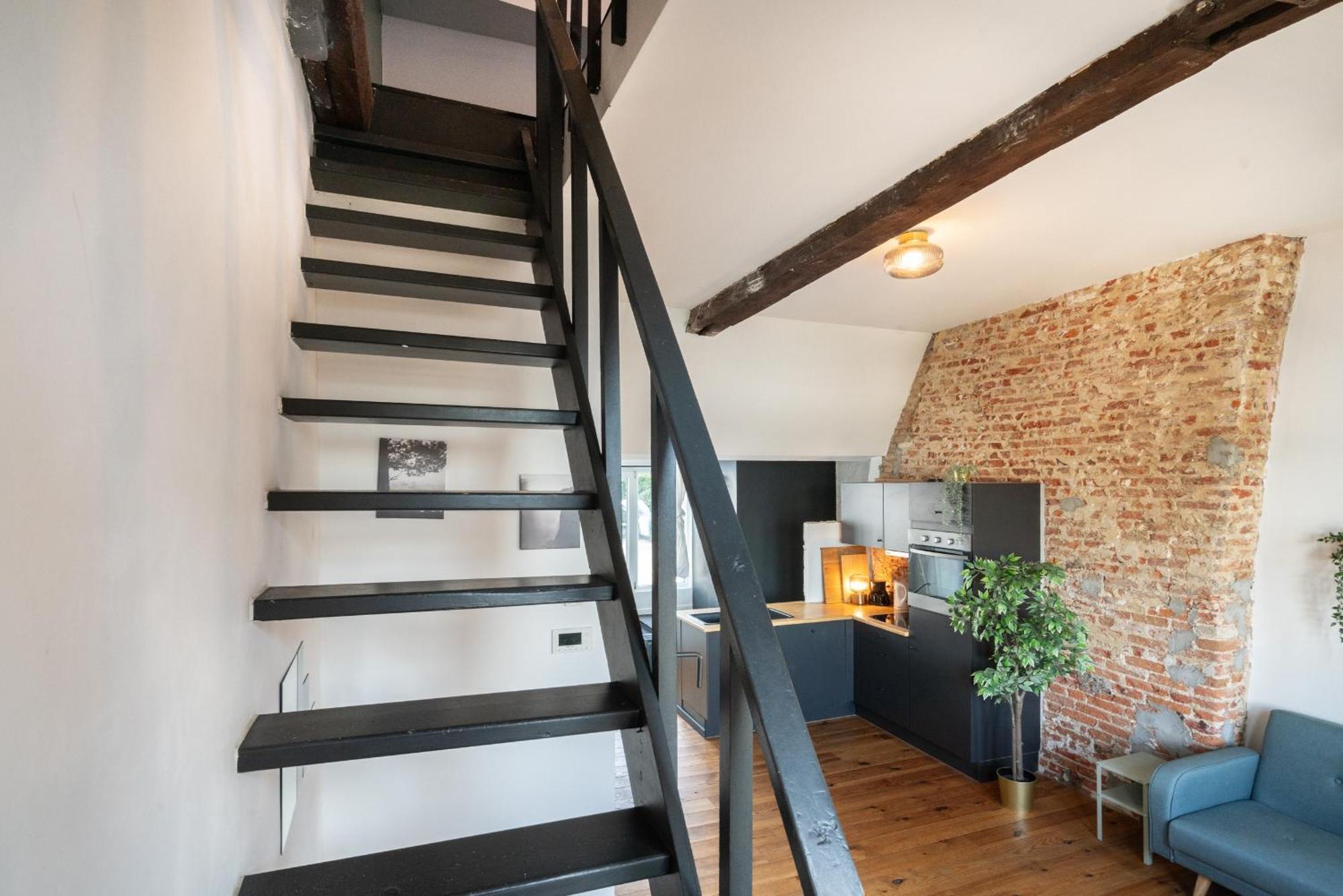 Charming Two-Bedroom River Side Apartment Antwerpen Exterior foto