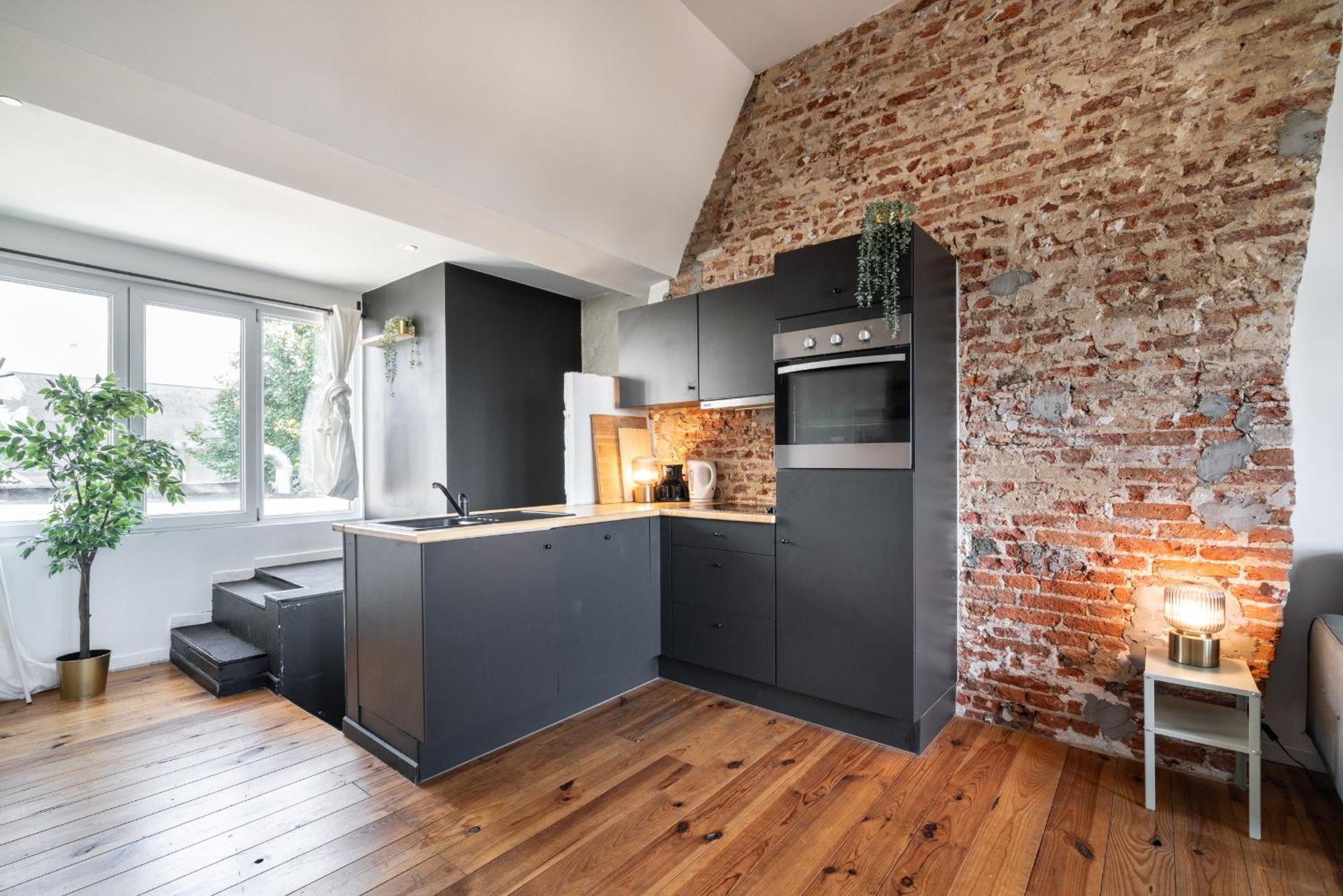 Charming Two-Bedroom River Side Apartment Antwerpen Exterior foto