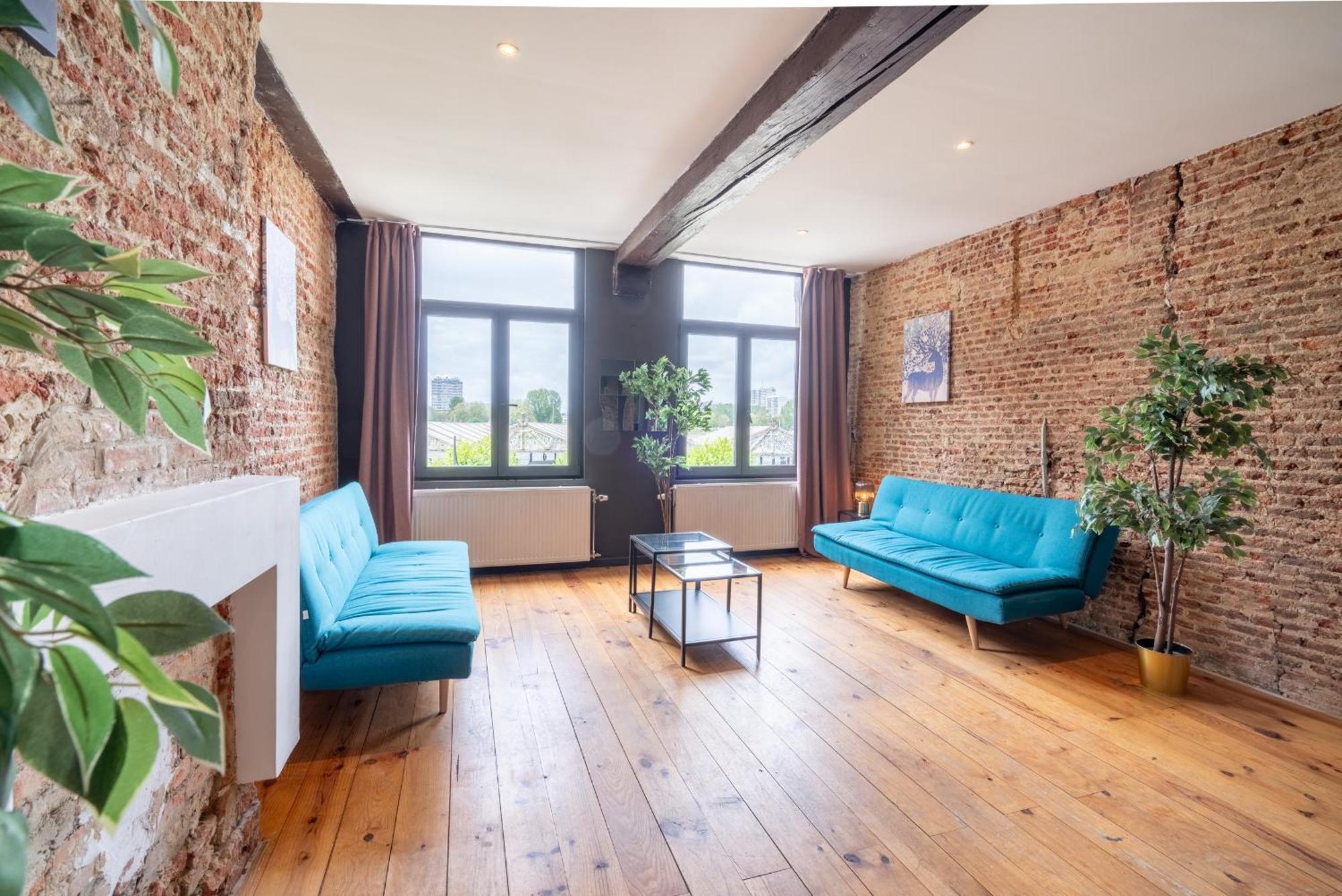 Charming Two-Bedroom River Side Apartment Antwerpen Exterior foto